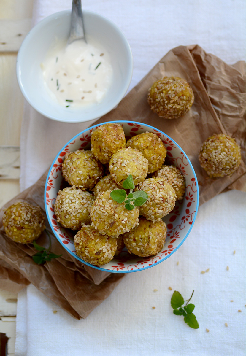 MILLET AND CHICKPEA CROQUETTES
